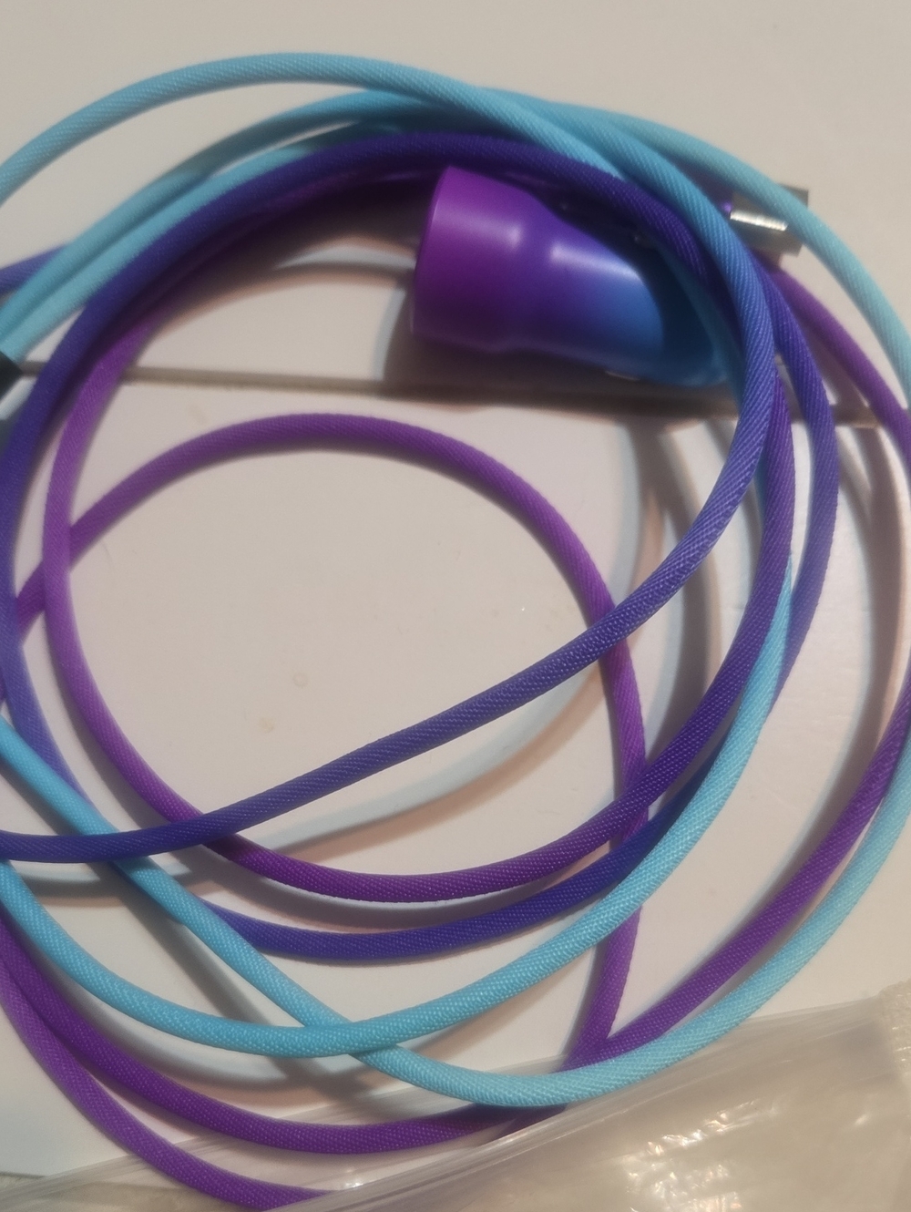 Purple & Blue Gradient USB Car Charger with Matching Charging Cable - Picture 6 of 6